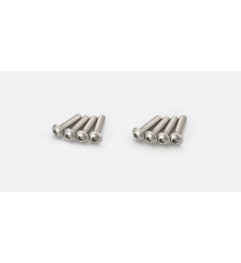 1-S13012HT Button Screw(Hex/Titanium/M3x12/8pcs)