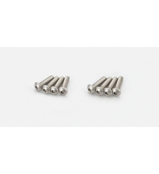 1-S13012HT Button Screw(Hex/Titanium/M3x12/8pcs)