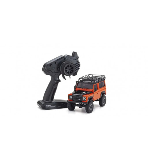 32531MO MINI-Z 4×4 Land Rover Defender 90 Adventure Phoenix Orange / Santorini Blk