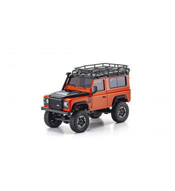 32531MO MINI-Z 4×4 Land Rover Defender 90 Adventure Phoenix Orange / Santorini Blk