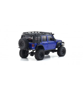 32528MB MINI-Z 4x4 readyset JeepⓇ Wrangler Unlimited Rubicon with Accessory parts Ocean Blue Metallic