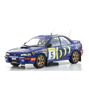 08962B KYOSHO ORIGINAL 1/18 scale Subaru Impreza 1995 Monte Carlo No.5
