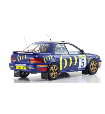 08962B KYOSHO ORIGINAL 1/18 scale Subaru Impreza 1995 Monte Carlo No.5