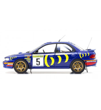 08962B KYOSHO ORIGINAL 1/18 scale Subaru Impreza 1995 Monte Carlo No.5
