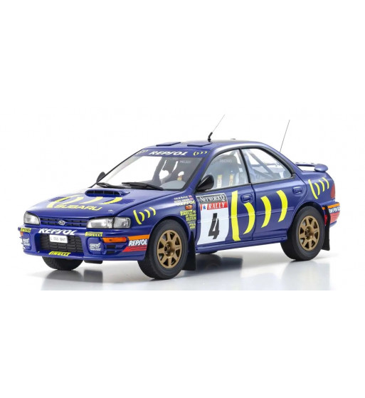 08962A KYOSHO ORIGINAL 1/18 scale Subaru Impreza 1994 RAC No.4