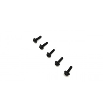 1-S23010F Cap Screw(M3x10/Flanged/5pcs)
