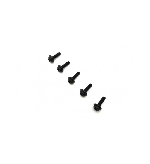 1-S23010F Cap Screw(M3x10/Flanged/5pcs)