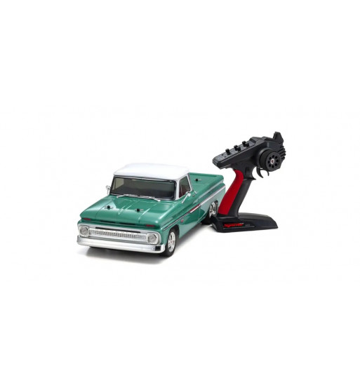 34435T1 1:10 4WD FAZER Mk2 FZ02L readyset 1966 Chevy® C10 Fleetside Pickup Light Green Radio Controlled Electric Powered