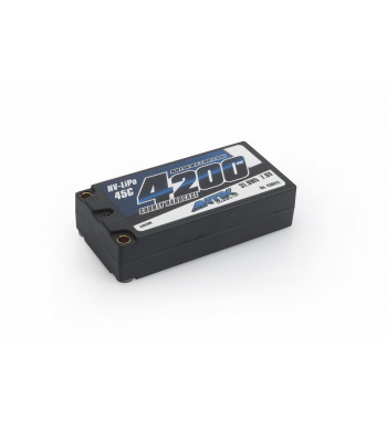 LRP430411 ANTIX BY LRP 4200 SHORTY GRAPHENE 7.6V LIHV 45C LIPO CAR HARDCASE