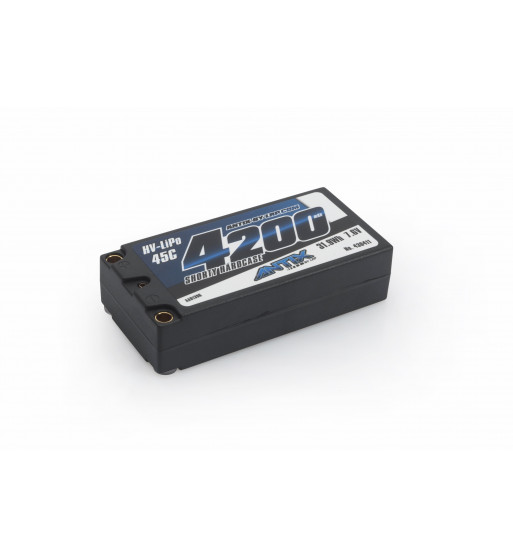 LRP430411 ANTIX BY LRP 4200 SHORTY GRAPHENE 7.6V LIHV 45C LIPO CAR HARDCASE