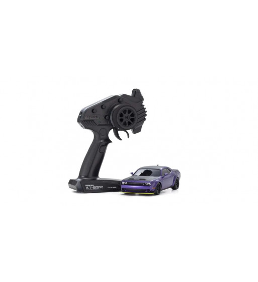 32621PU MINI-Z AWD DODGE CHALLENGER SRT HELLCAT REDEYE Plum Crazy