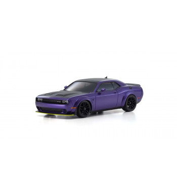 32621PU MINI-Z AWD DODGE CHALLENGER SRT HELLCAT REDEYE Plum Crazy