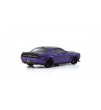 32621PU MINI-Z AWD DODGE CHALLENGER SRT HELLCAT REDEYE Plum Crazy