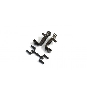 IFW474B Al Front Hub Carrier Set(L,R/17.5ﾟ/Gum Metallic)