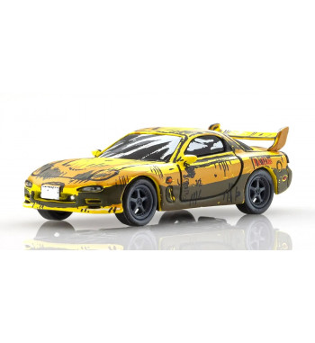 07057AA KYOSHO 1/64scale Initial D Cartoon version (Toyota Sprinter Trueno AE86 /Mazda RX-7 FD3S/Mazda Savanna RX-7 FC3S)