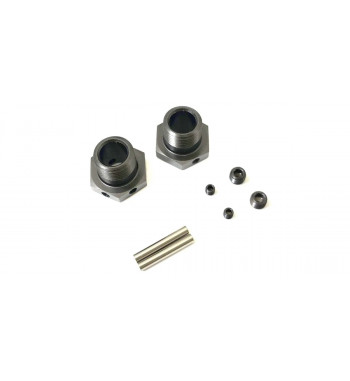 IFW625NB Wheel Hub (Narrow/Gunmetal/2pcs/MP10)