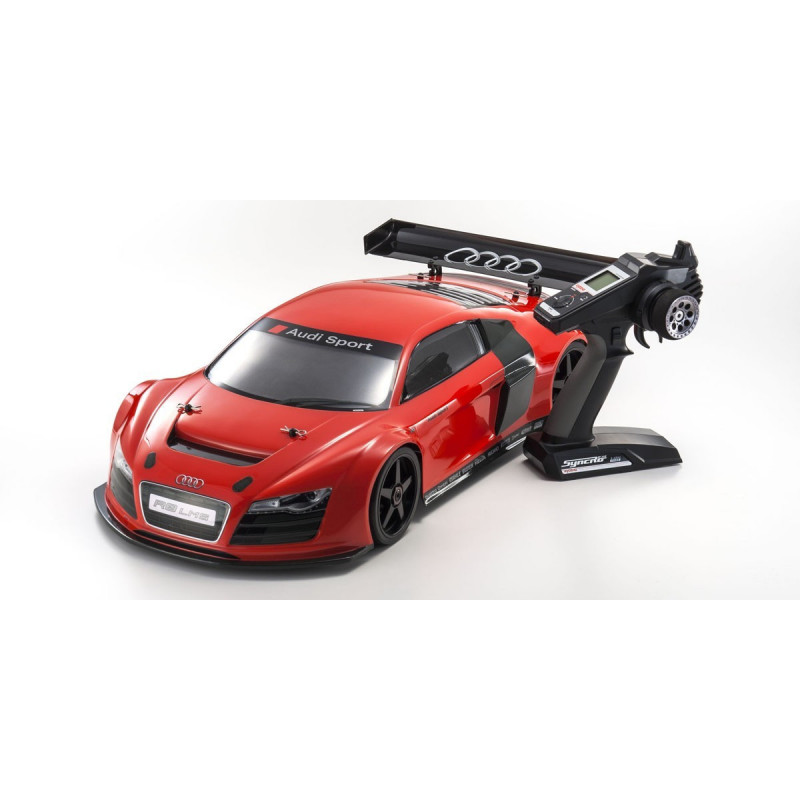 34102 Kyosho INFERNO GT2 VE RACE SPEC 1/8 Scale Radio Control Brushless Powered 4WD Touring Car Readyset AUDI R8 LMS Red