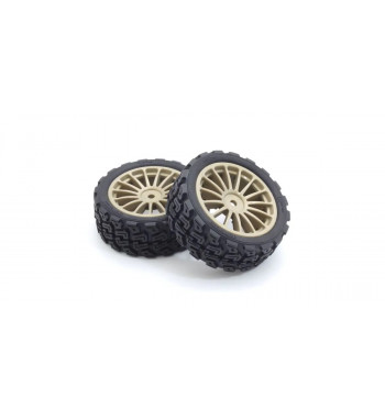 FATH708GM Glued Rally TireFZ02-R(15-Spoke Gold/M/2p)