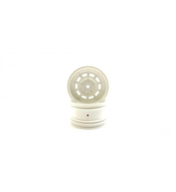 LAH002W 2.2 10Hole Wheel(Rear/White/2pcs)