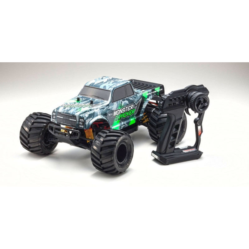 34403T1 Kyosho Monster Tracker 1/10 Scale Electric Radio Control 2WD Monster Truck Readyset Color Type 1
