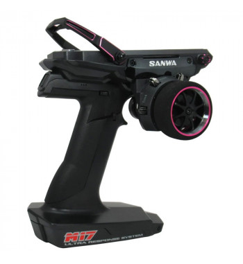 SWM17PINK Sanwa M17 Pink Limited Edition w/ RX-493i Receiver FH5 4-Channel 2.4GHz