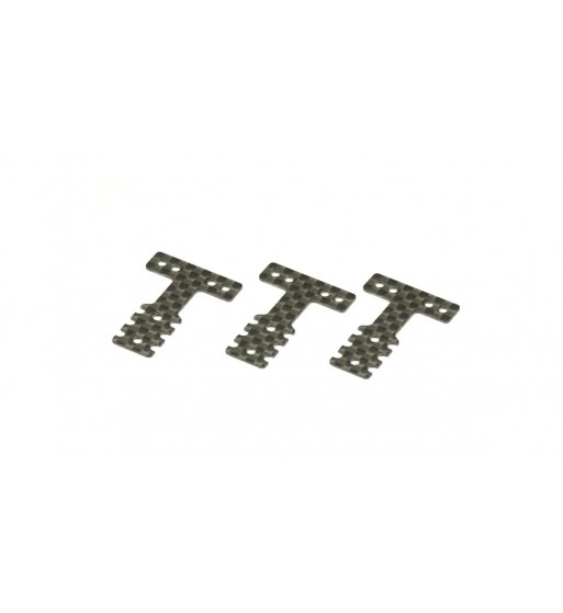 MZW403S Carbon Rear Sus. Plate (Soft/MM/LM/MM2/3pcs