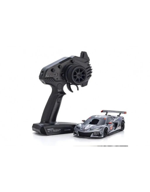 32356GMW MINI-Z RWD MR-04 readyset CHEVROLET® CORVETTE® C8.R Gunmetal / White