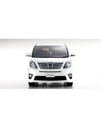 KSR18013W SAMURAI 1/18 Toyota Alphard 350S C Package White Pearl