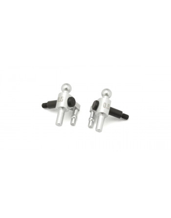 MZW710-05 Aluminum Steering Block(0.5 degree camber angle/MR-04)