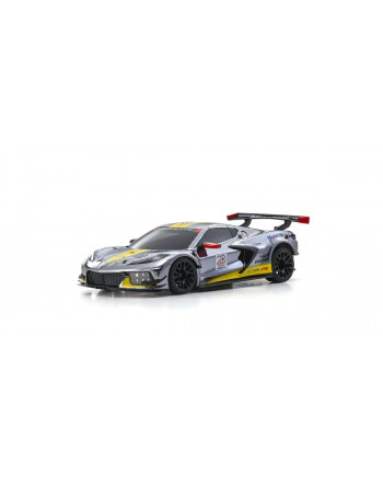 32356CRY MINI-Z RWD MR-04 readyset CORVETTE® C8.R Chrome / Yellow Kyosho America 20th Anniversary Limited