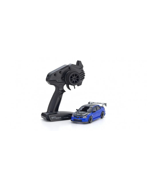 32653BL MINI-Z AWD SUBARU IMPREZA with Aero kit and CFRP hood Metallic Blue