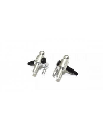 MZW710-10 Aluminum Steering Block(1.0 degree camber angle/MR-04)