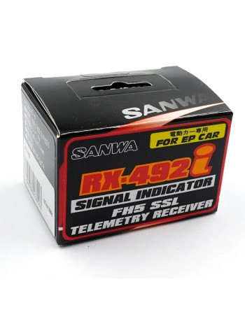 SW41386B Sanwa RX-492i Waterproof 2.4GHz 4-Channel FHSS5 Receiver