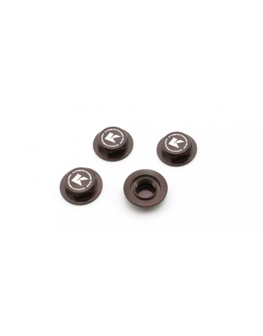 IFW649GM Wheel Nut(Gun Metallic/4pcs/Flange Cap/Serration)